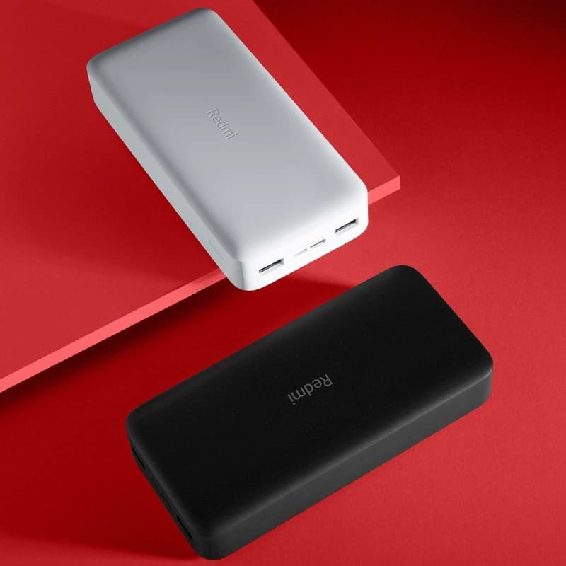 پاوربانک شیائومی xiaomi مدل Redmi global ظرفیت 20000 میلی آمپر با گارانتی 12 ماهه آسان توزیع — تصویر ۲