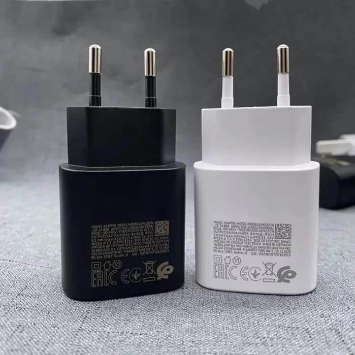 شارژر ۲۵ وات سامسونگ SUPER FAST 25W به همراه کابل تبدیل USB-C — تصویر ۲