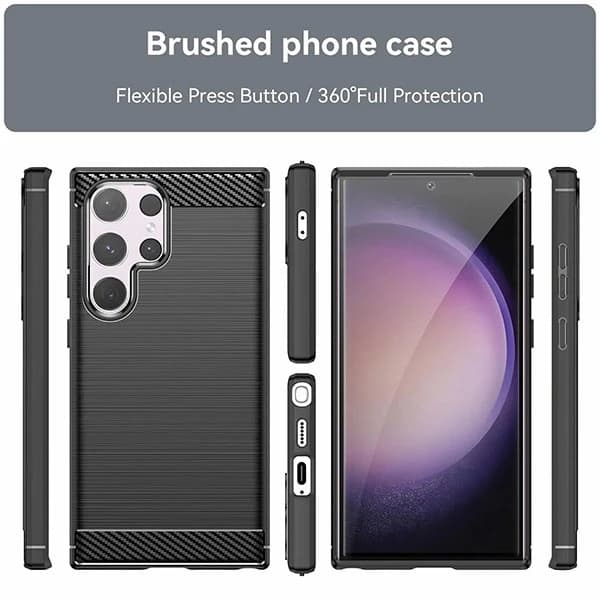 قاب فیبر کربنی سامسونگ Samsung Galaxy S24 Ultra Rugged Armor Fiber Carbon — تصویر ۷