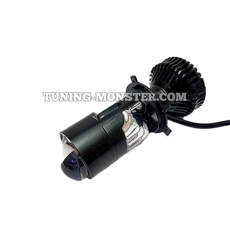 هدلایت لنزدار HedXen پایه H4 دو لنز — تصویر ۵