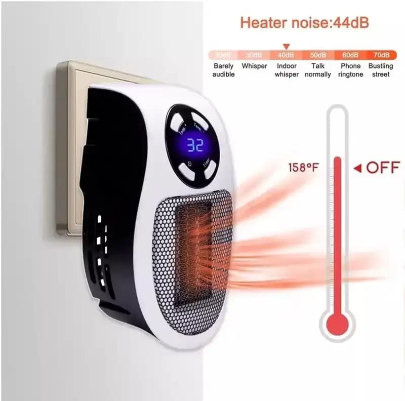 فن هیتر قابل حمل Portable Heater + کنترل از را دور — تصویر ۵