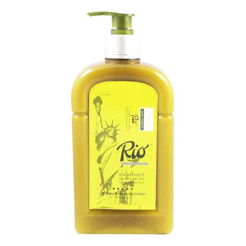 شامپو کراتینه مو برزیلی بدون سولفات ریو 500 میلی لیتر RIO