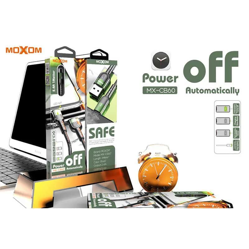 کابل شارژر موکسوم آیفون مدل MX-CB60 — تصویر ۶