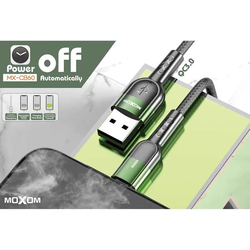 کابل شارژر موکسوم آیفون مدل MX-CB60 — تصویر ۲