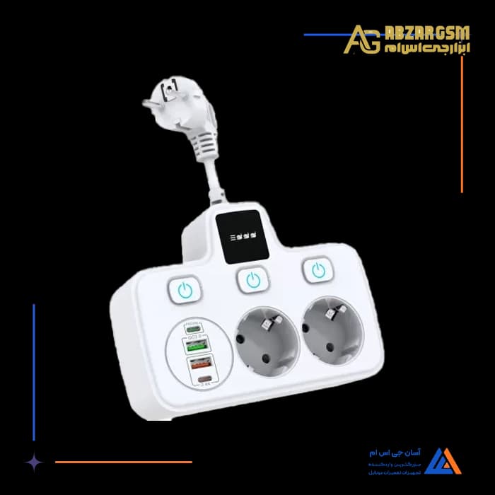 سوکت پاور WHITE BKL-503 EU — تصویر ۳