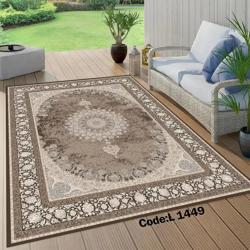 روفرشی کشدار طرح فرش کد FAM_L1449