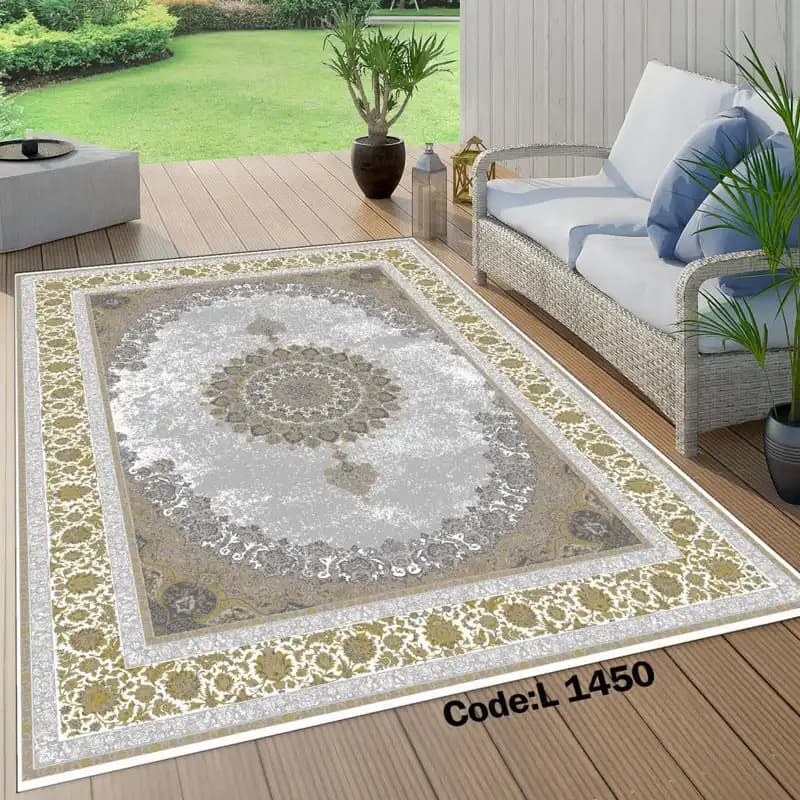 روفرشی کشدار طرح فرش کد FAM_L1450