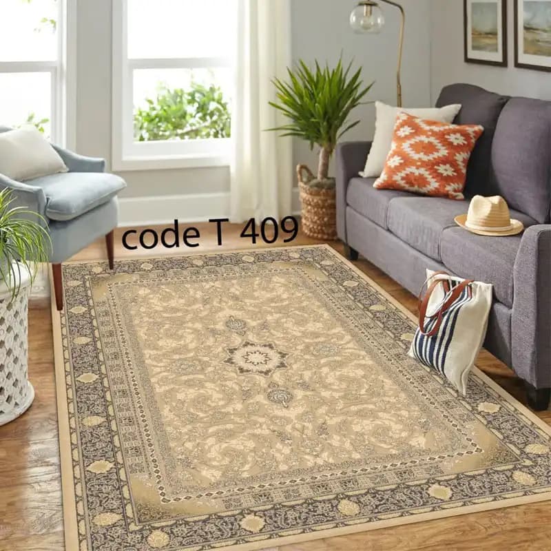 روفرشی کشدار طرح فرش کد FAM_T409