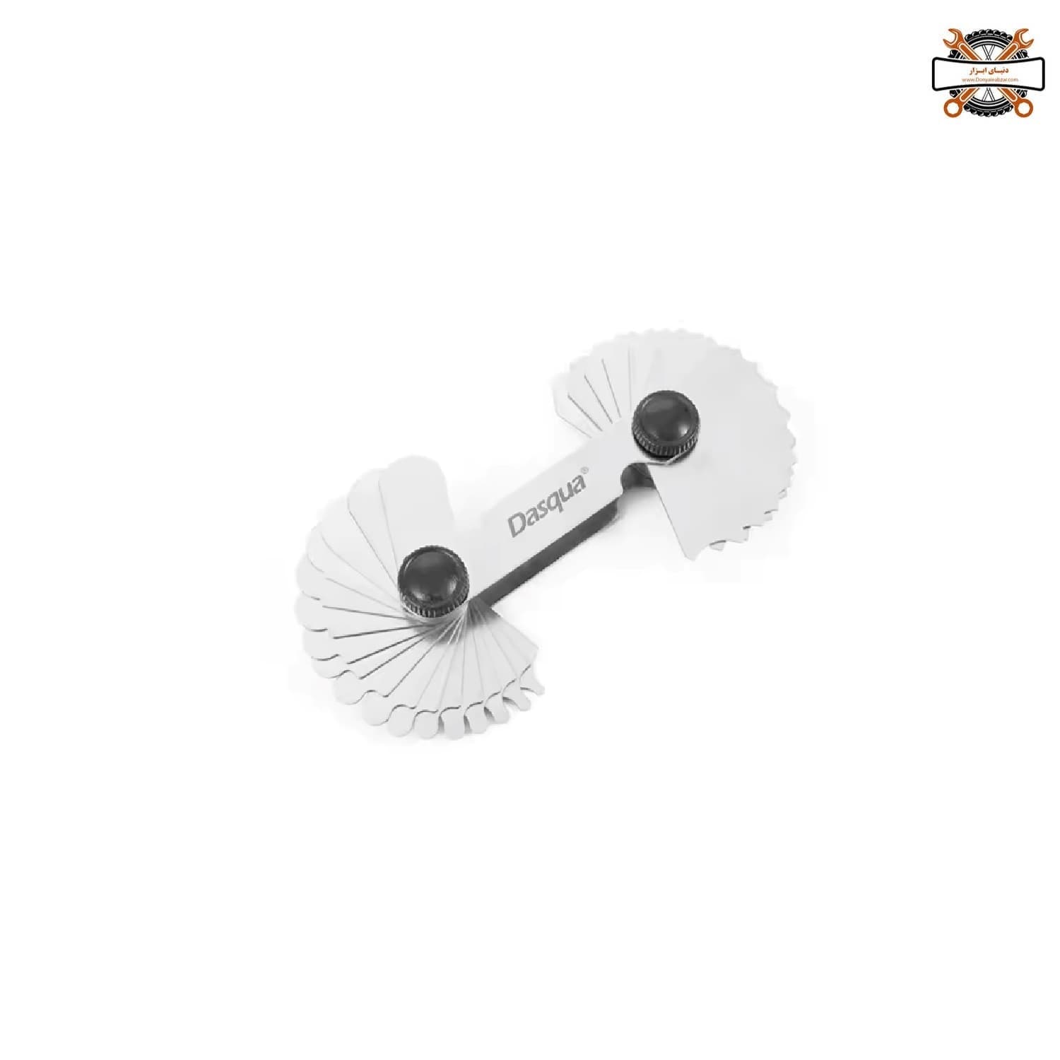 شابلون شعاع سنج (R سنج) سایز 1 تا 7 میلیمتر داسکوا مدل 1351-0005