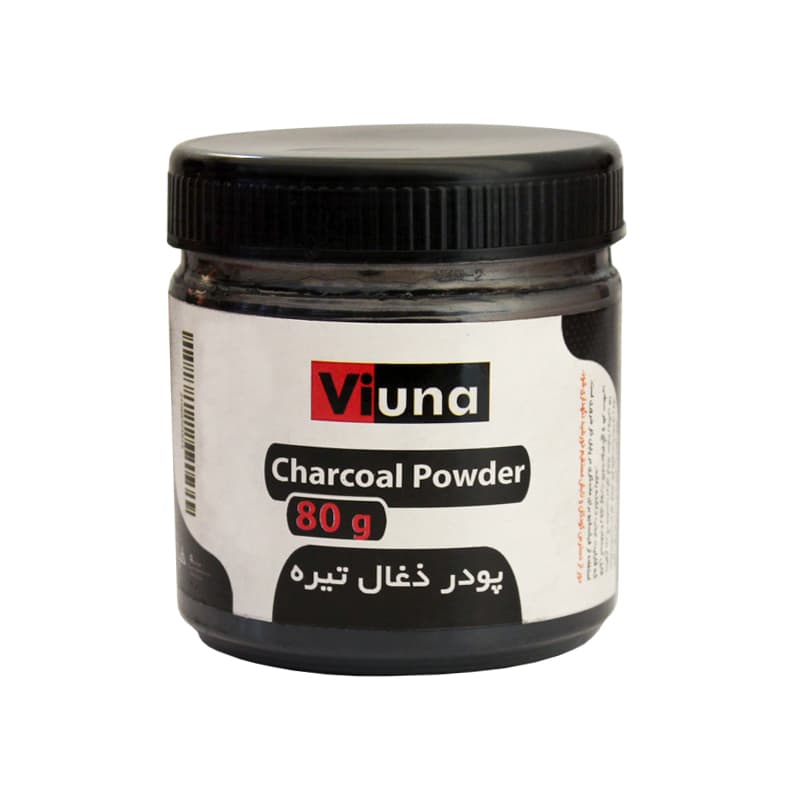 پودر ذغال تيره مشكی 80 گرم ويونا