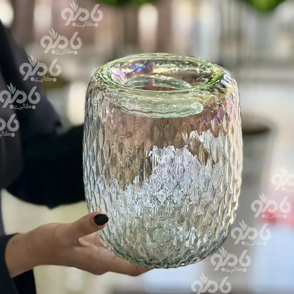 گلدان شیشه ای / ثمر 20سانت — تصویر ۲