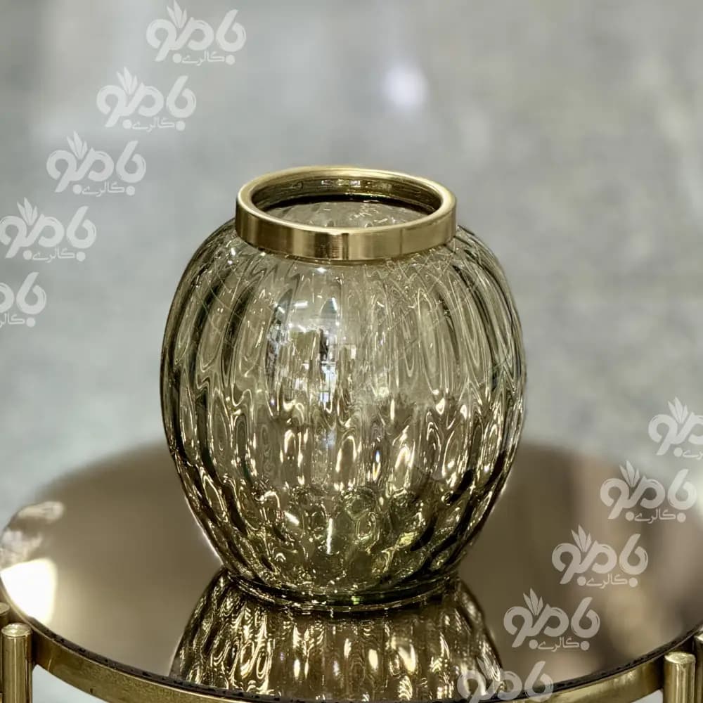 گلدان رومیزی فلزی مارال خورشیدی