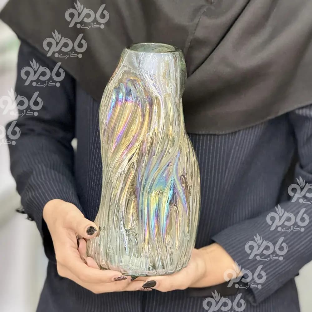 گلدان شیشه ای / بلوط 25سانت — تصویر ۲