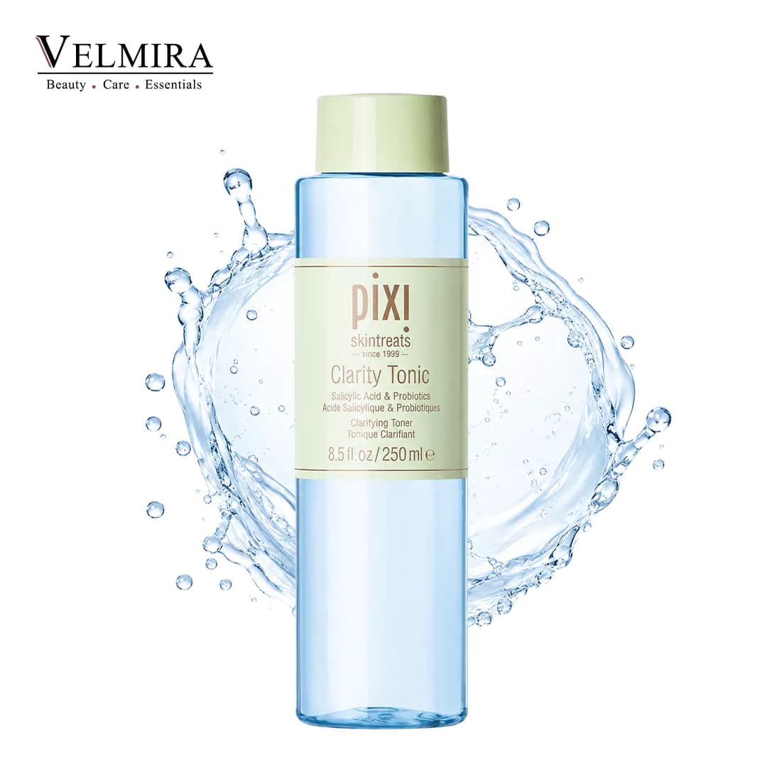 تونر کلاریتی پیکسی مدل کلاریتی رنگ آبی آسمانی حجم ۲۵۰ میلیلیتر | Pixi Skintreats Clarity Tonic Clarifying