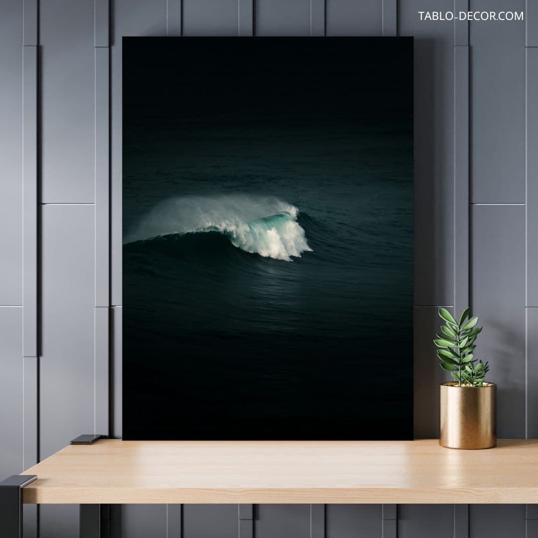 تابلو دریای موجی wavy sea