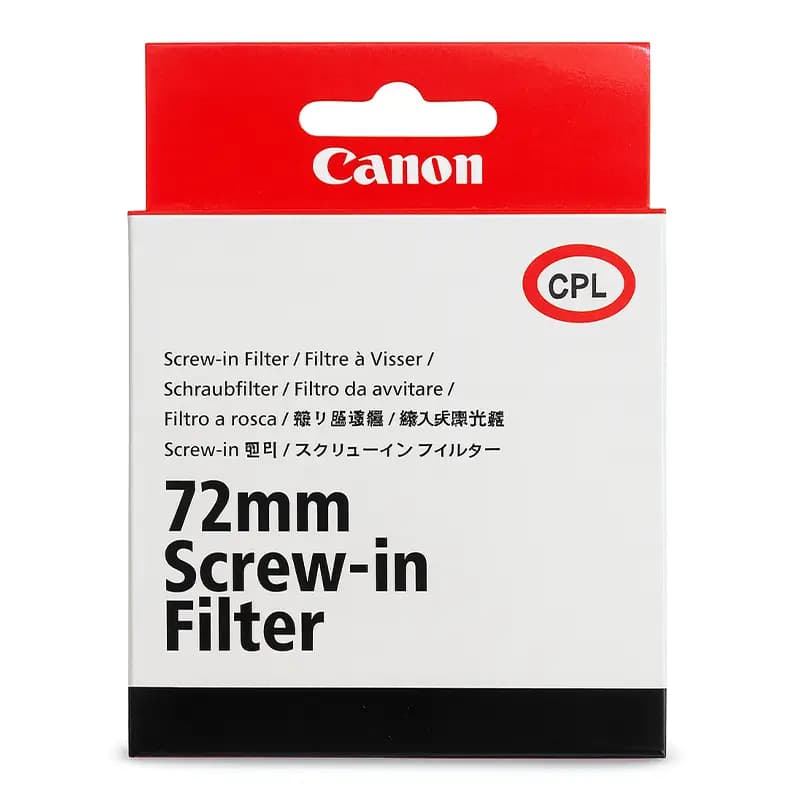فیلتر لنز پلاریزه سایز 72 میلیمتری Canon — تصویر ۳