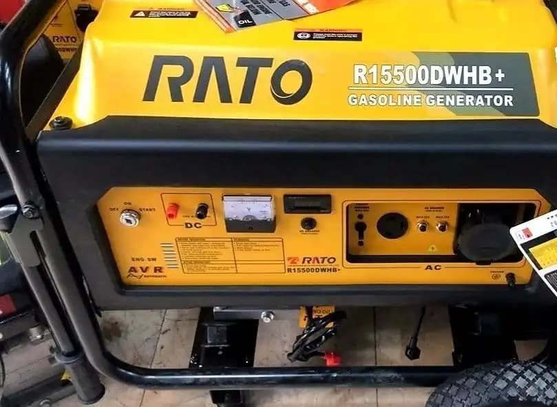 موتور برق بنزینی راتو مدل RATO R15500DWHB پلاس توان 8.5 کیلووات تک فاز — تصویر ۴