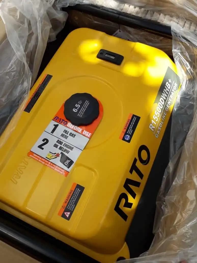 موتور برق بنزینی راتو مدل RATO R15500DWHB پلاس توان 8.5 کیلووات تک فاز — تصویر ۲