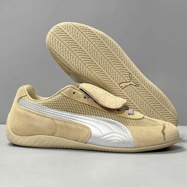 کفش پوما اسپیدکت رنگ شنی Puma Speedcat OPEN YY Prairie Tan — تصویر ۶