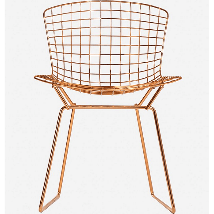 صندلی نظری مدل برتویا – رزگلد و گلد – Bertoia-N103 — تصویر ۴