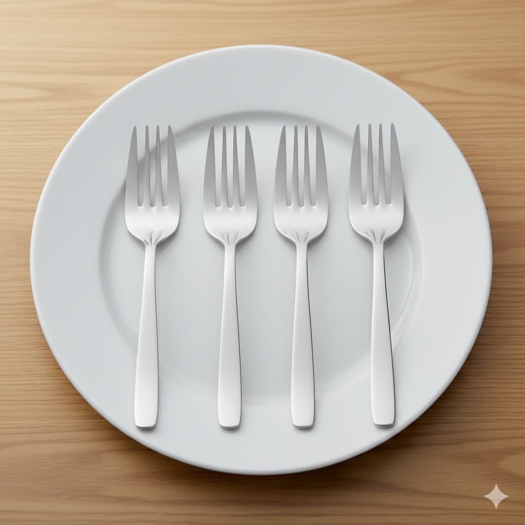 ست 4 چنگال ایکیا IKEA-FORNUFT — تصویر ۶