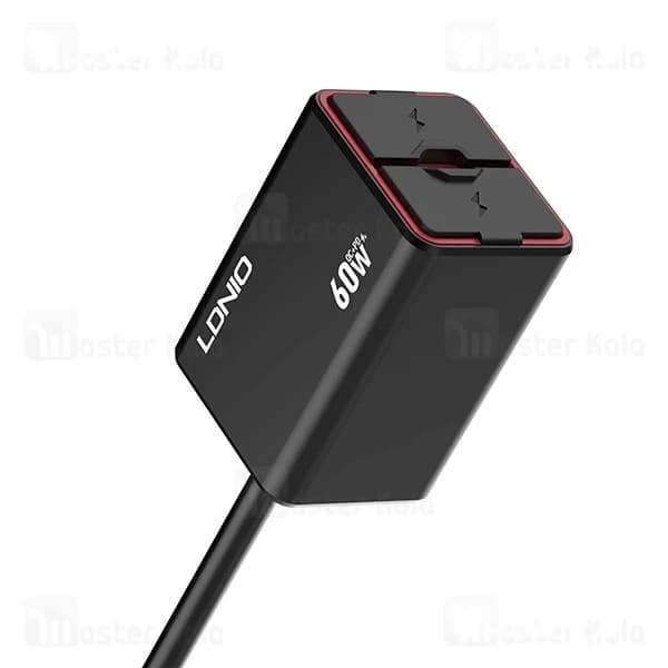 شارژر موبایل موتورسیکلت الدینیو Ldnio C108 توان 60 وات همراه با کابل — تصویر ۲