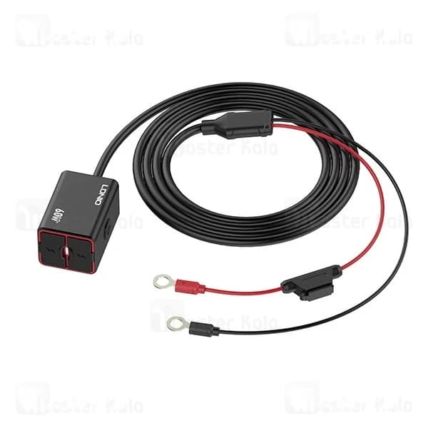 شارژر موبایل موتورسیکلت الدینیو Ldnio C108 توان 60 وات همراه با کابل — تصویر ۶