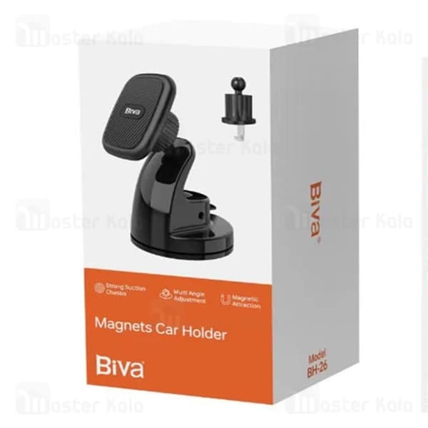 هولدر چندکاره بیوا Biva BH-26 Magnets Car Holder مگنتی — تصویر ۶
