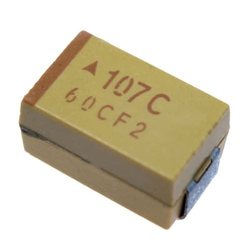 خازن تانتالیوم 100uF 16v 10% Size D