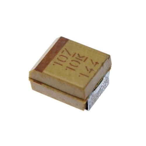 خازن تانتالیوم 100uF 10v 10% Size B