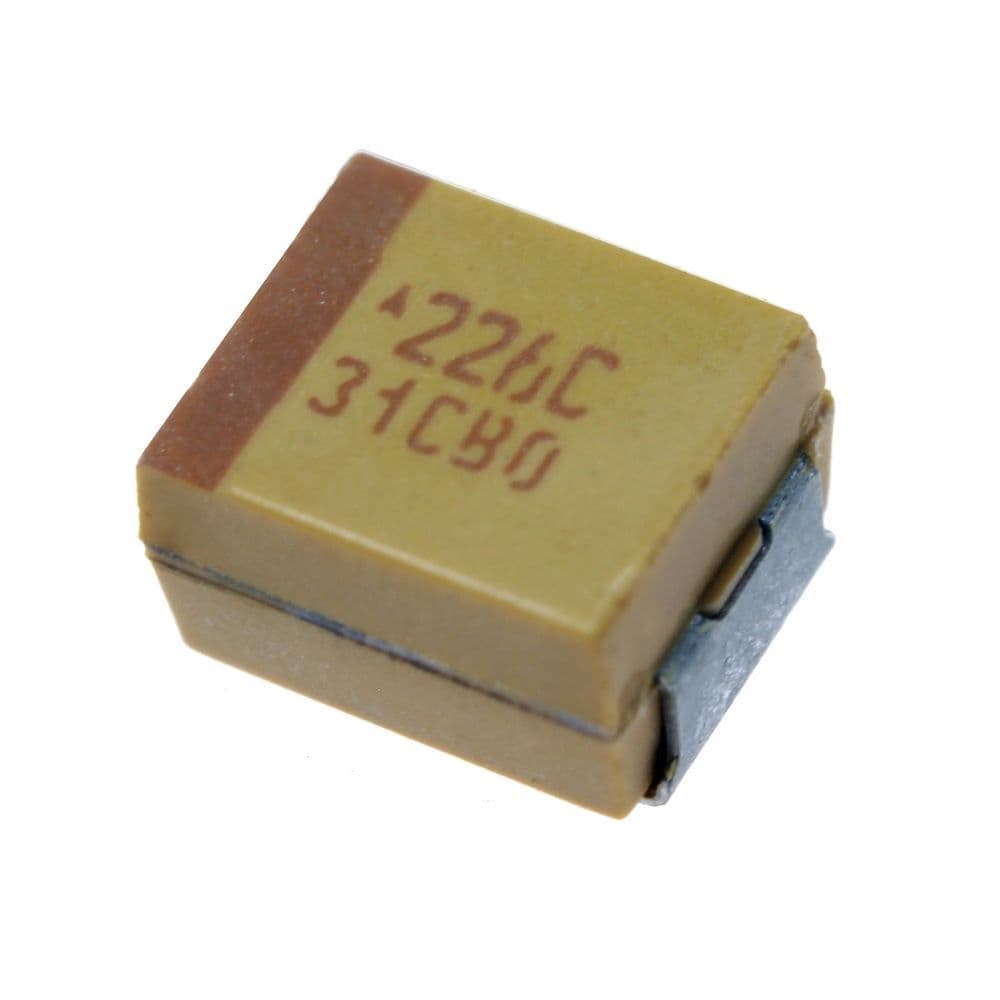 خازن تانتالیوم 22uF 16v 10% Size B