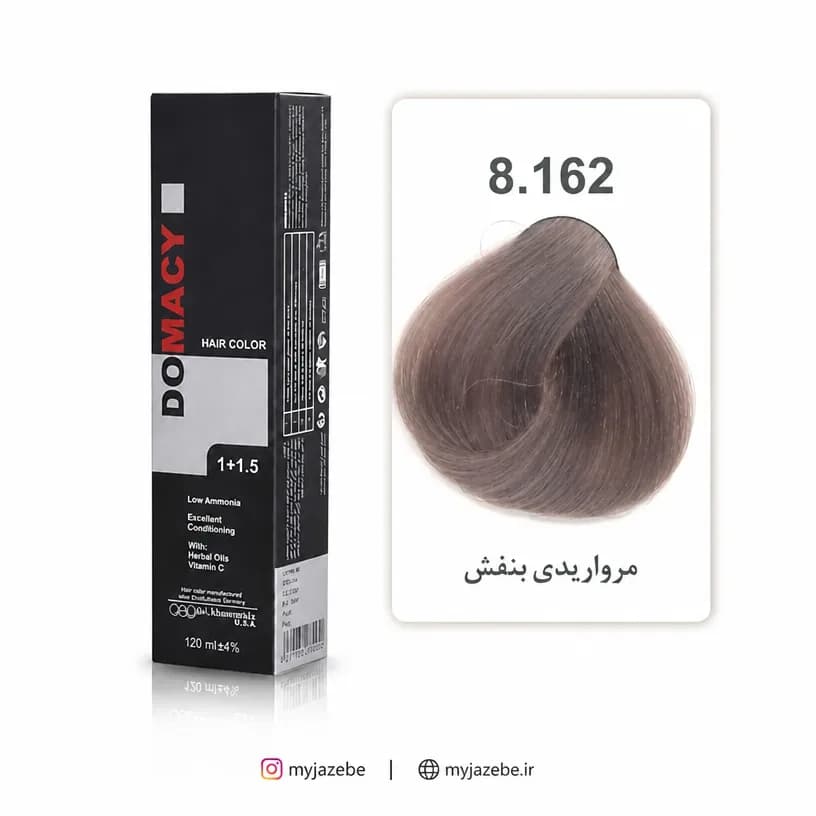 رنگ مو دوماسی 8.162