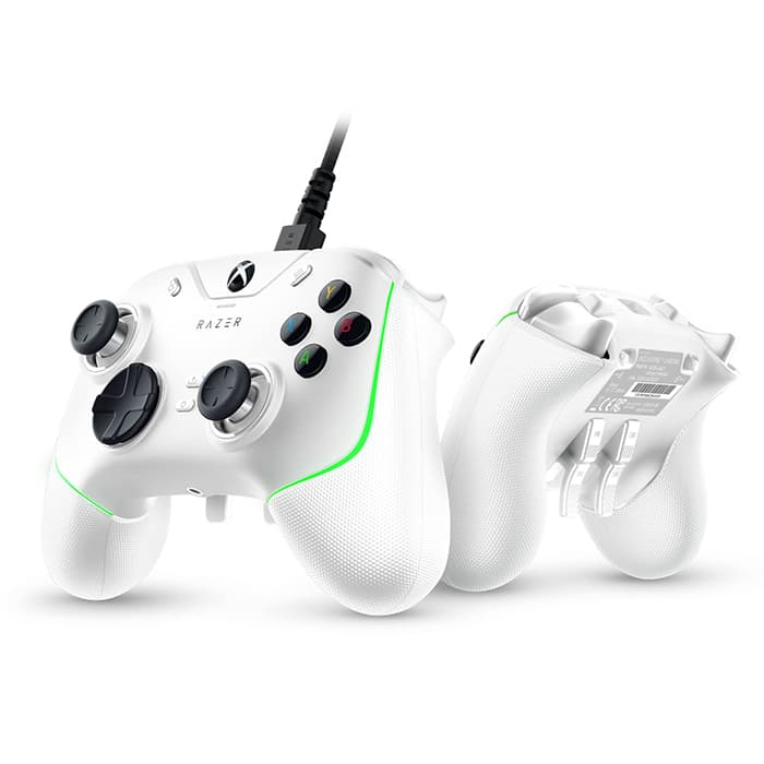 کنترلر Razer سفید مدل Wolverine V2 — تصویر ۴
