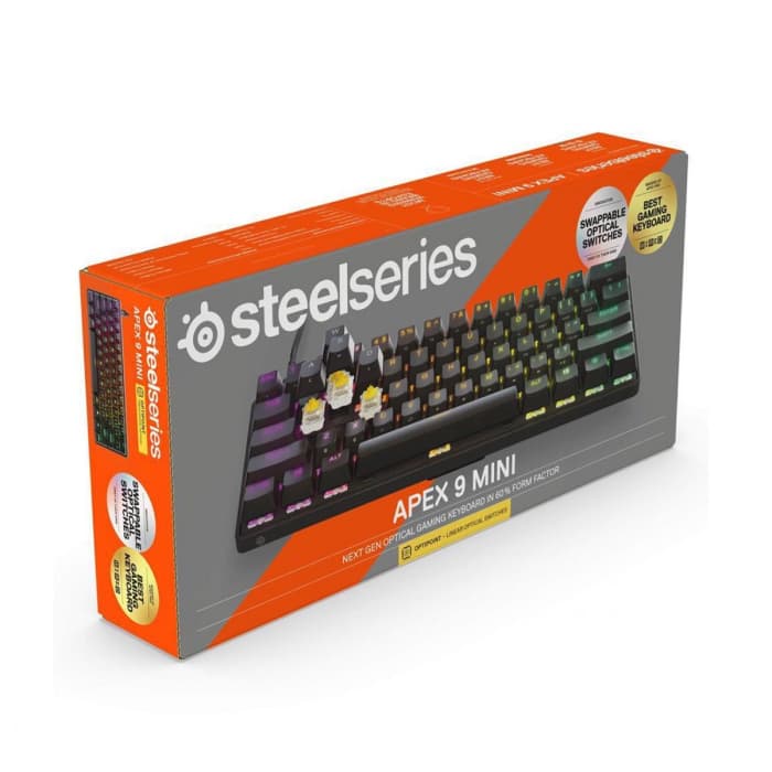 کیبورد گیمینگ SteelSeries مدل Apex 9 Mini – سوییچ OptiPoint — تصویر ۵