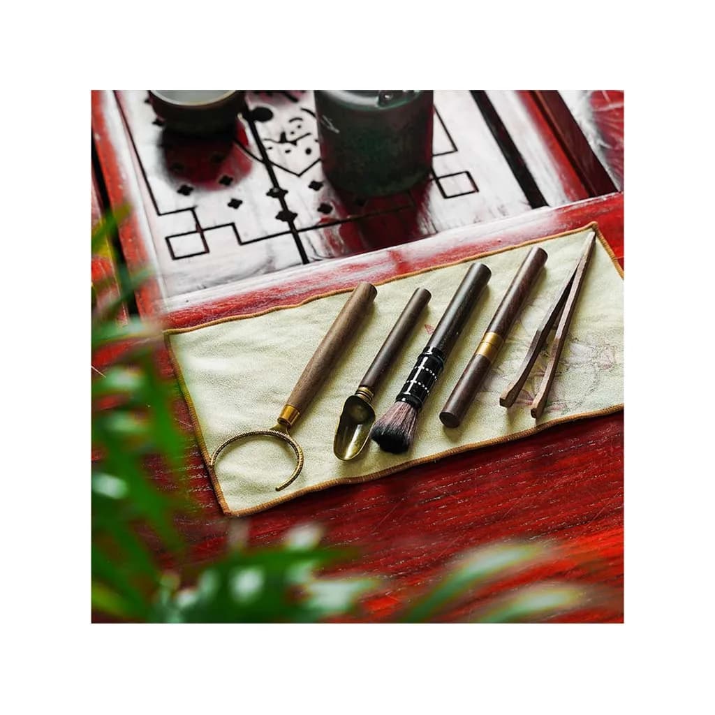 ابزار 5 تکه دم آوری چای چینی چین چای — تصویر ۳