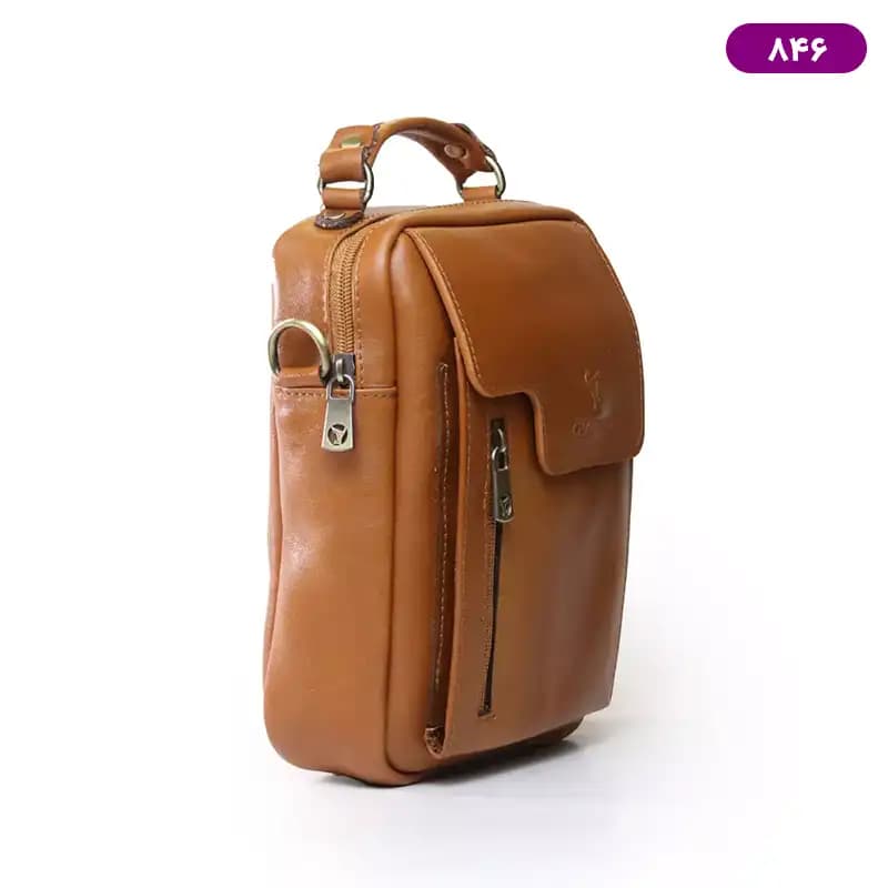 کیف دوشی چرم طبیعی چرمسال مدل 846 — تصویر ۶