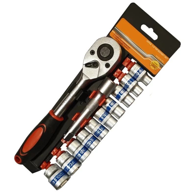 آچار بکس مدل ریلی AJrad12pcs12drive مجموعه 12 عددی