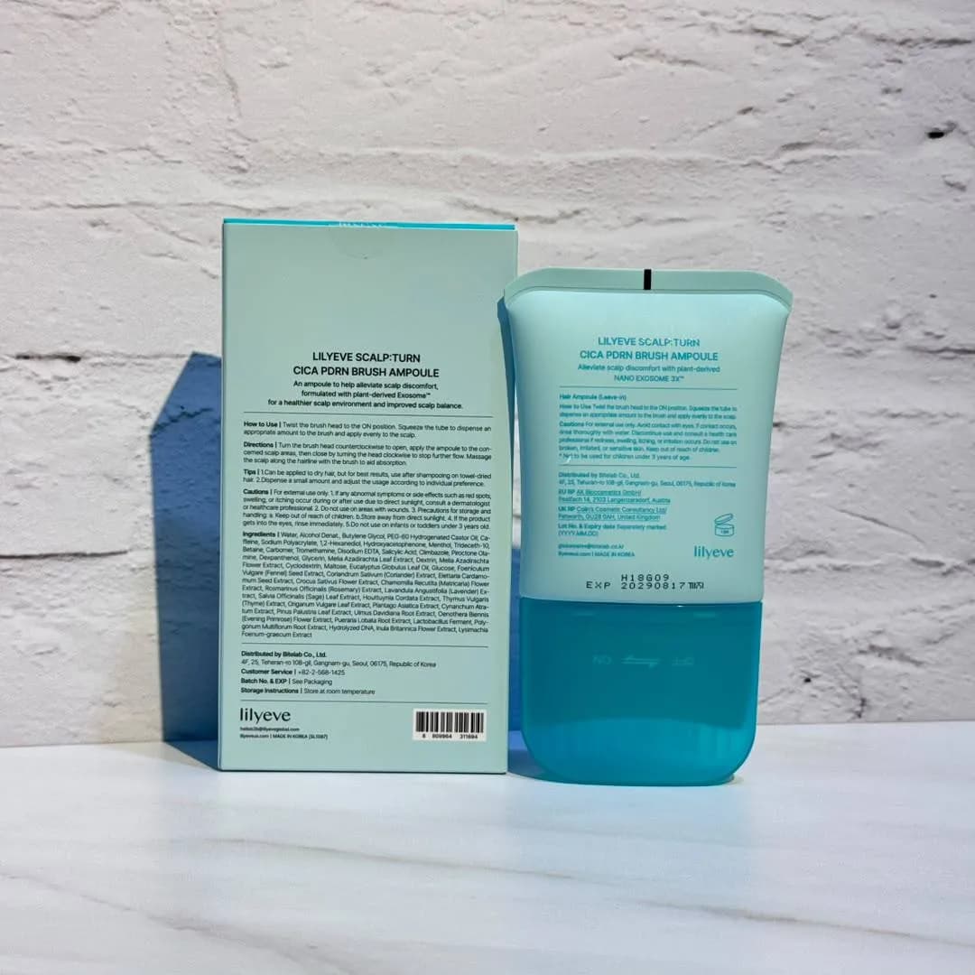 سرم اسکالپ محرک رشد و احیا PDRN مو لیلیوئه Lilyeve SCALPTURN Cica PDRN Scalp Serum — تصویر ۲