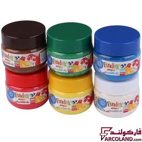 رنگ انگشتی 6 رنگ پنتر و یونیسف مدل فیندکس کد UFP106-CHUBBY — تصویر ۲