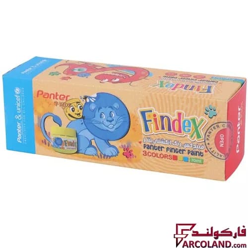 رنگ انگشتی 3 رنگ پنتر و یونیسف مدل فیندکس کد UFP106 — تصویر ۴