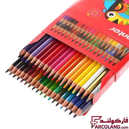 مداد رنگی 36 رنگ پنتر جعبه مقوایی کد PCP103 — تصویر ۲