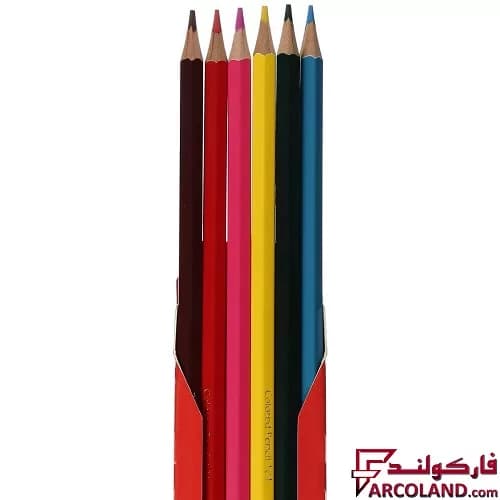 مداد رنگی 36 رنگ پنتر جعبه مقوایی کد PCP103 — تصویر ۷