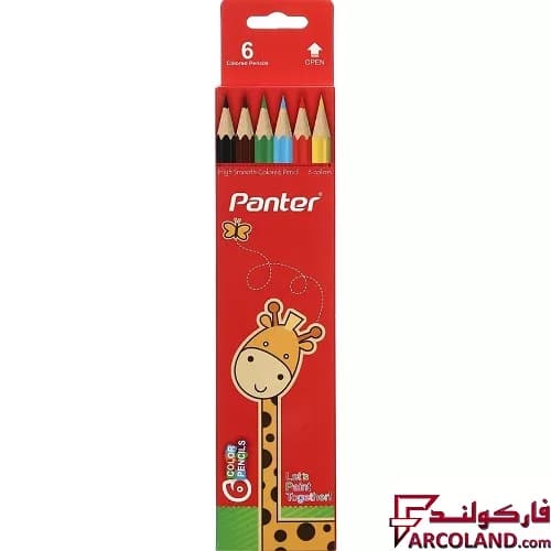 مداد رنگی 36 رنگ پنتر جعبه مقوایی کد PCP103 — تصویر ۶