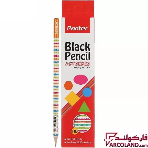 مداد پنتر مدل BP114 طرح Strips سری Art بسته 12 عددی