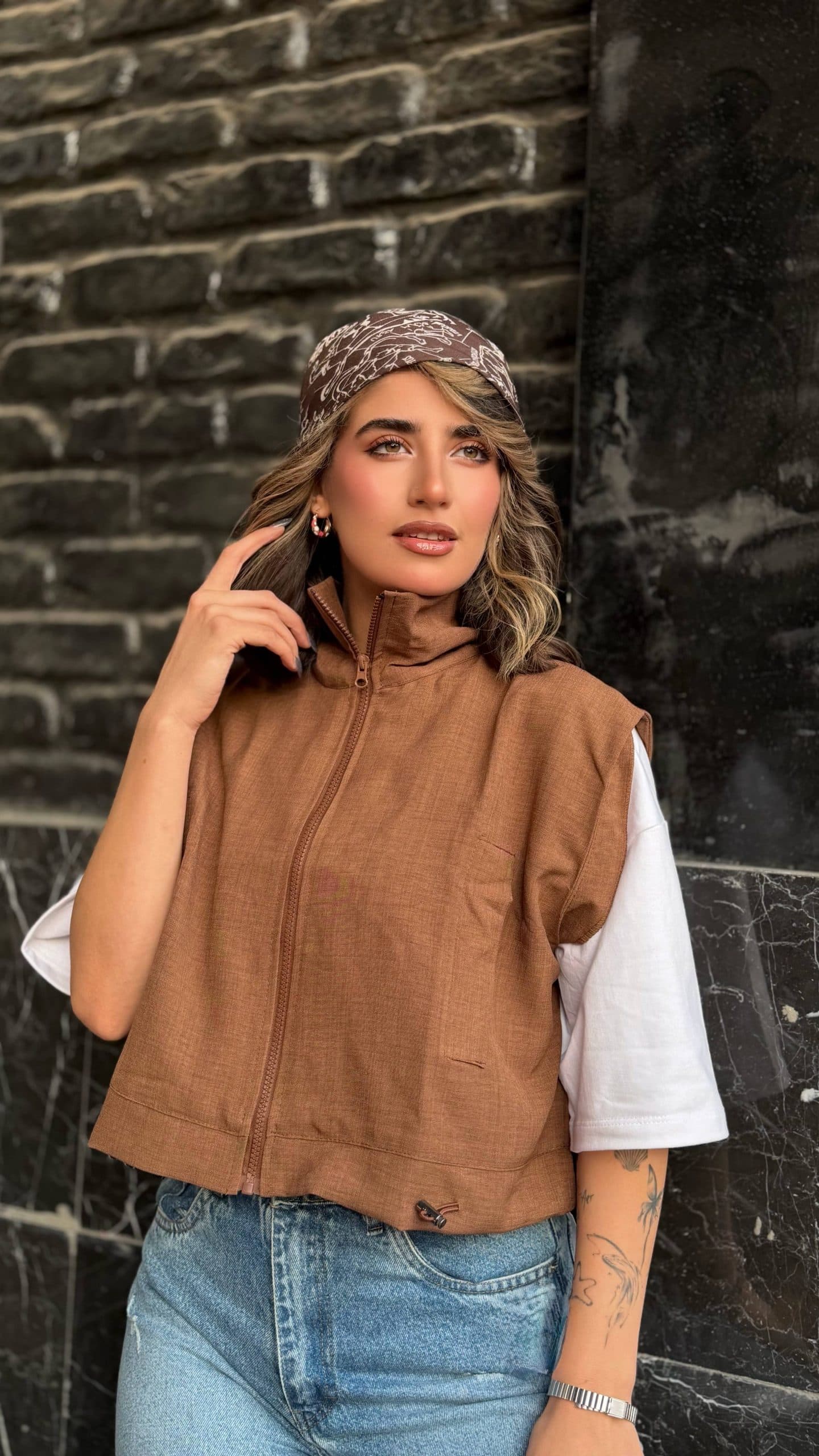 وست لنووین پایین گت قهوه ای