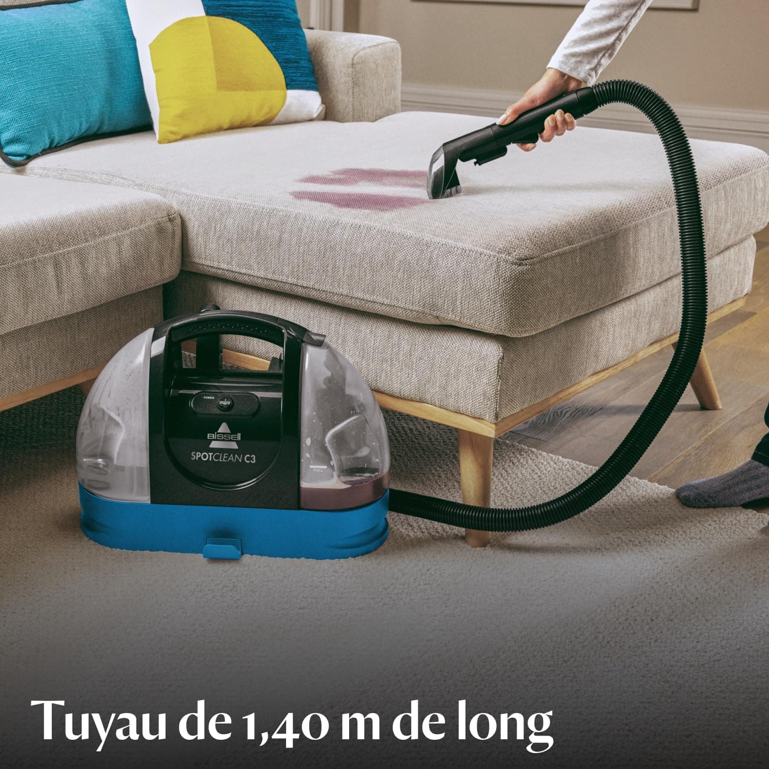 نقطه شوی بیسل اسپات کلین پرو بیسل (3619N) bissell spotclean C3 – گارانتی شرکتی بیسل ایرانیان — تصویر ۵