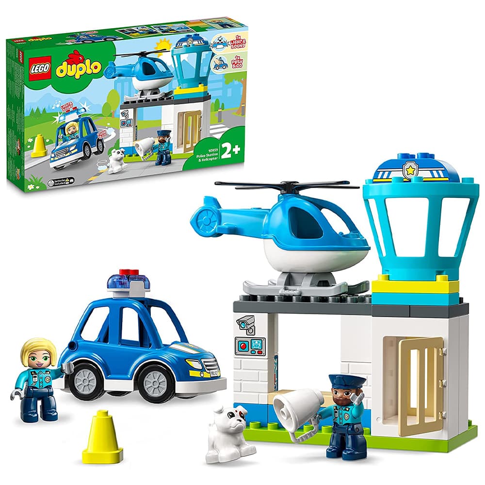 لگو Duplo مدل Police Station & Helicopter 10959