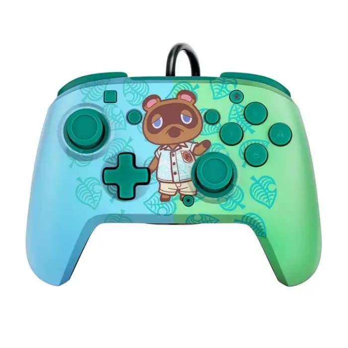 پرو کنترلر PDP Faceoff Deluxe طرح Animal Crossing برای Nintendo Switch