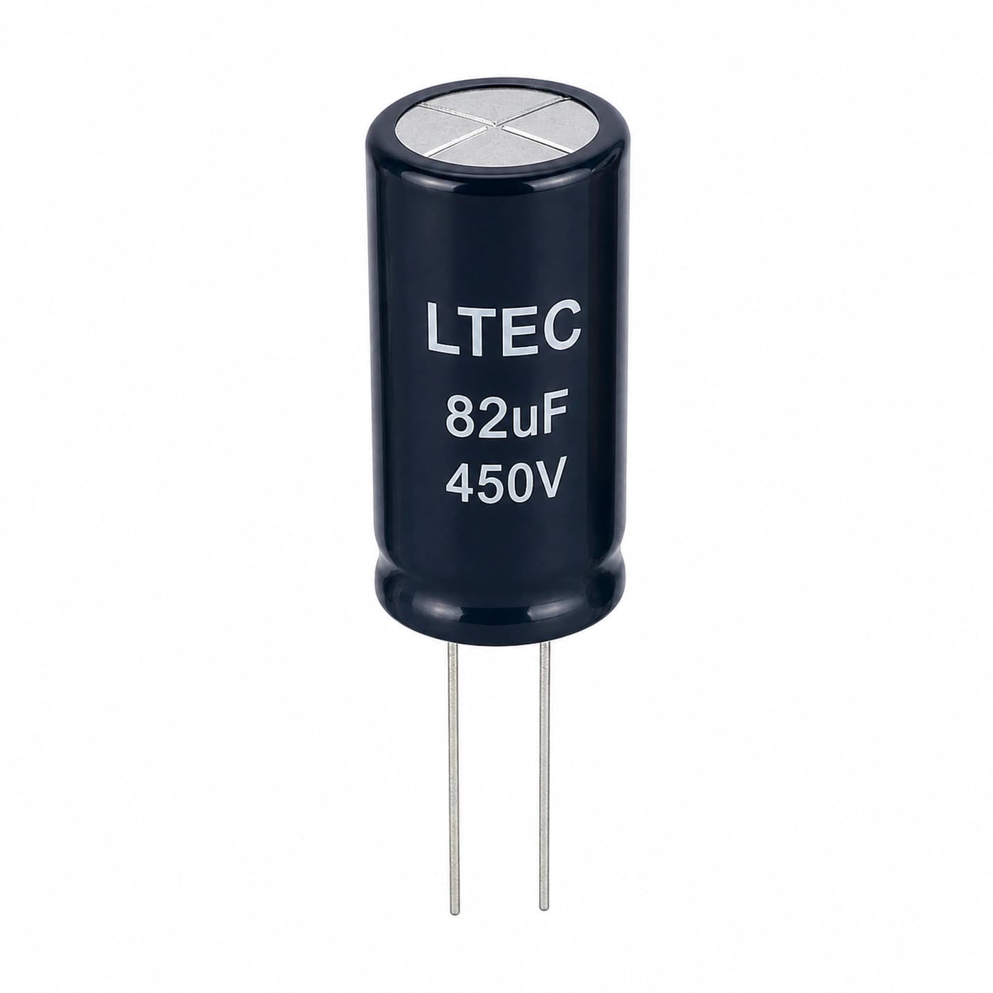 خازن الکترولیتی التک مدل LTEC 82uF 450V 16×46mm