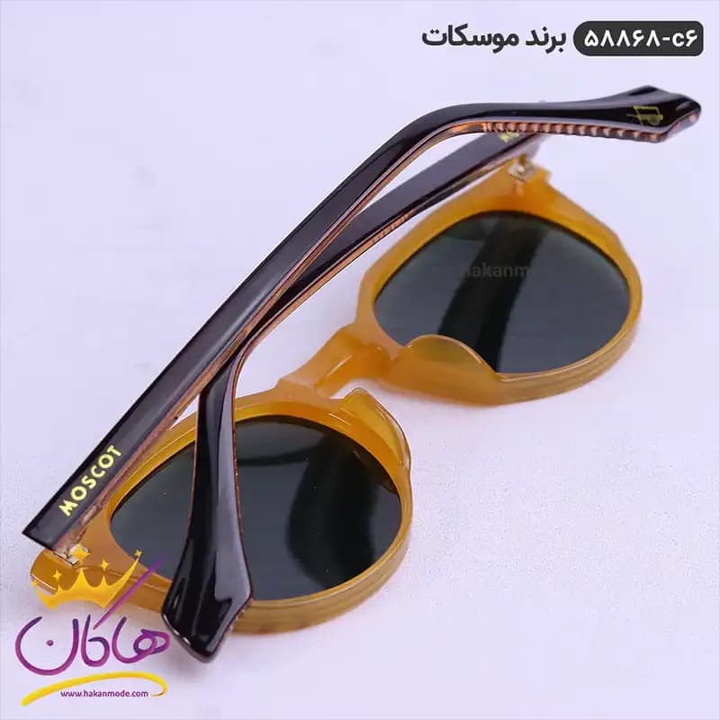 عینک آفتابی پلاریزه عسلی موسکات 58868 — تصویر ۳